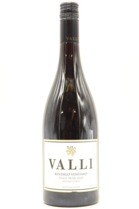 (1) 2022 Valli Bendigo Vineyard Pinot Noir, Bendigo
