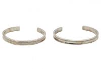 Two Silver Bangles