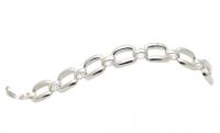 Silver Large Link Bracelet
