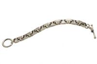 Silver Square Link Bracelet