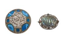 Two Vintage Silver Brooches