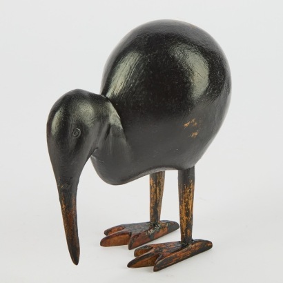 A Wooden Kiwi Figurine