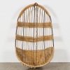 A John Crichton Hanging Rattan Egg Chair by The Blind Institute - 2