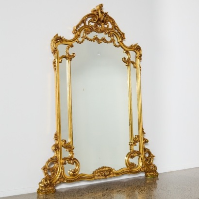 A Rococo Revival Style Mirror