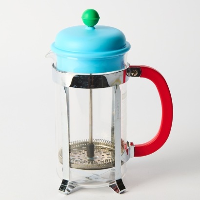 A Limited Edition 70th Anniversary Bodum Tri-Colour Cafeti&egrave;re