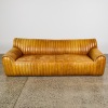 A Coco Republic Aspen Leather Sofa