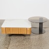 A Contemporary Coffee Table Set