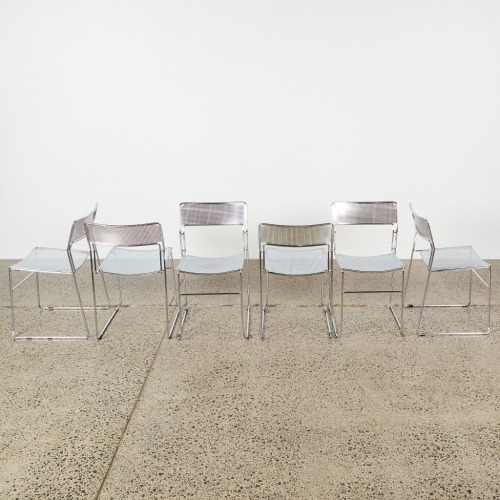 A Set of Six Sultana Chairs by Arrben, Italy