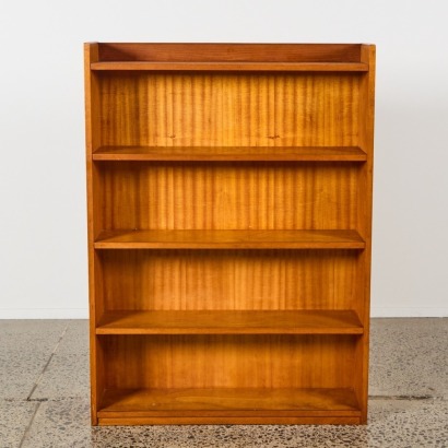A Solid Wood Mid Century Bookshelf