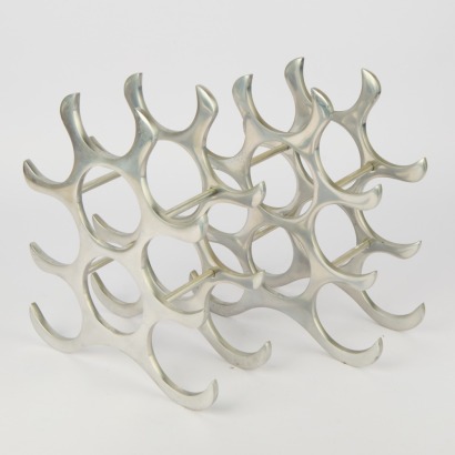 A Pair of Aluminium Wine Holders