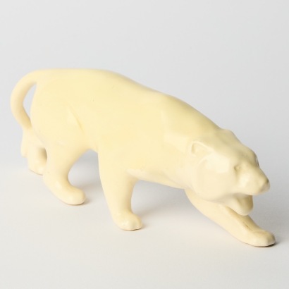 A Rare White Crown Lynn Prowling Panther