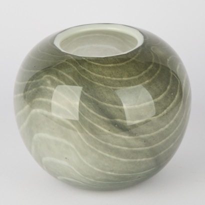 A Hand Blown Art Glass Vase