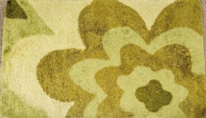 A Fluffy Green Rug