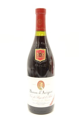 (1) 2002 Baron d'Arignac Rouge, IGP Aude