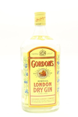 (1) Gordon's London Dry Gin, UK, 1125ml, 47% ABV (Bottled in NZ)