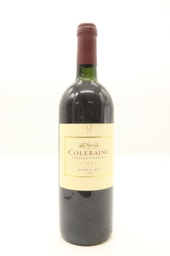 (1) 1996 Te Mata Estate Coleraine, Hawke's Bay