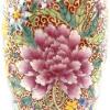 A Chinese Republic Period Famille Rose 'Mille-Fleurs' Vase (Da Qing Qianlong Nian Zhi Mark） - 4
