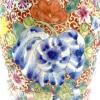 A Chinese Republic Period Famille Rose 'Mille-Fleurs' Vase (Da Qing Qianlong Nian Zhi Mark） - 5