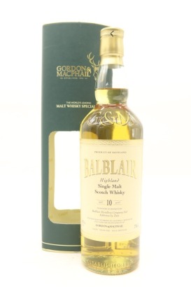 (1) Balblair Gordon & MacPhail 10 Year Old Licensed Bottling Single Malt Scotch Whisky, 43% ABV (GB) (2008-2015 Edition)