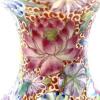 A Chinese Republic Period Famille Rose 'Mille-Fleurs' Vase (Da Qing Qianlong Nian Zhi Mark） - 8