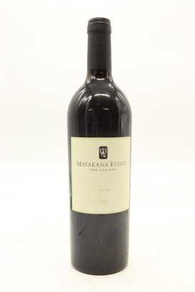 (1) 2002 Matakana Estate Syrah, Matakana