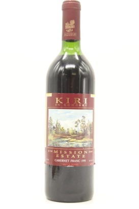(1) 1991 Mission Estate Winery 'Kiri in Concert' Cabernet Franc, Hawke's Bay