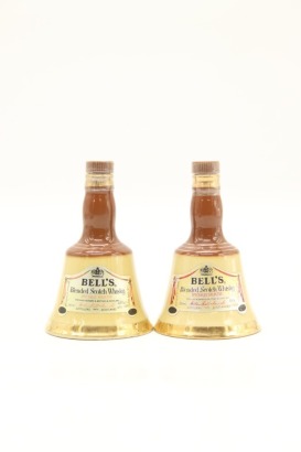 (2) Bell's Specially Selected Blended Scotch Whisky Decanter, 50ml, 43% ABV