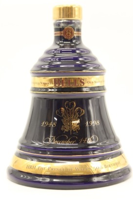 (1) Bell's Decanter 'Prince of Wales 50th Birthday' 8 Year Old Blended Scotch Whisky, 40% ABV