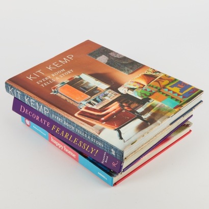 A Coffee Table Stack of Design Books Kit Kemp. Happy Home And Decorate Fearlessly