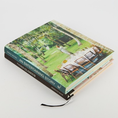 A Pair of Coffee Table Books Faded Glamour By Rebecca Cain And An Entertaining Story By India Hicks