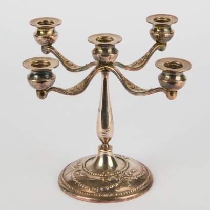 A Vintage Metal Candelabra