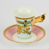 A "Le Jardin de Versace" Versace Teacup and Saucer by Rosenthal
