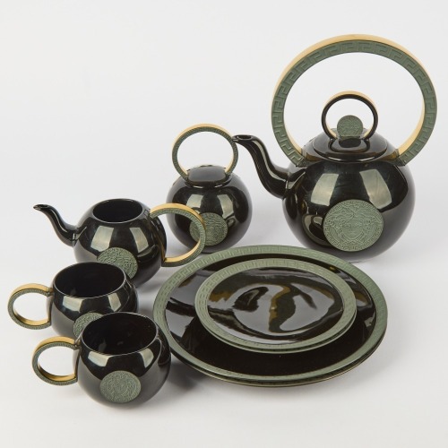 A "La Medusa" Versace Limited Edition Tea Set by Rosenthal