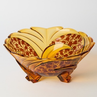 An Art Deco Style Glass Bowl