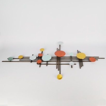 A Metal Mid-Century Modern Wall Hanging