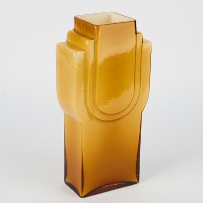 An Art Deco Style Glass Vase