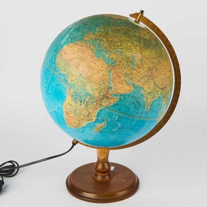 A Replogle Globe Lamp