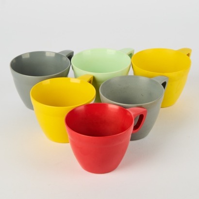 A Set of Six Duraware Cups