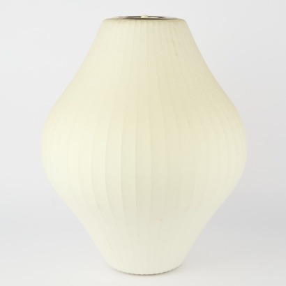 A George Nelson Pear Bubble Pendant Authentic Reproduction by Modernica, Los Angeles