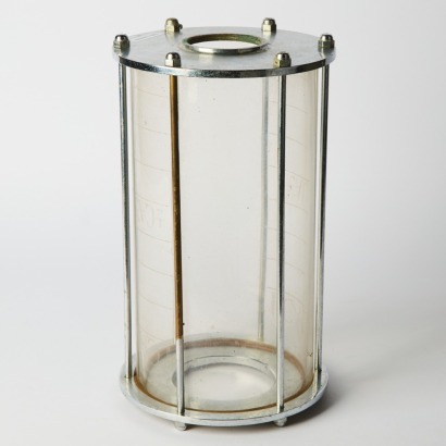 A Vintage Petrol Bowser Sight Glass with &ldquo;7 Gallon&rdquo; Etching