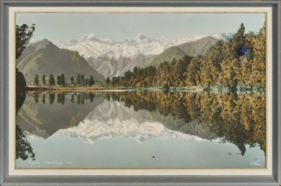 A Whites Aviation Print of Lake Matheson Af