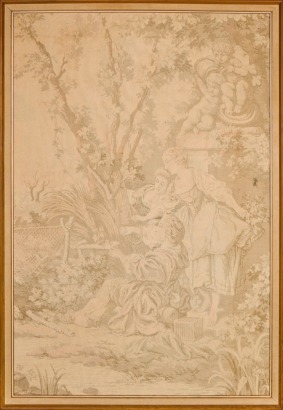 A Large Vintage Tapestry