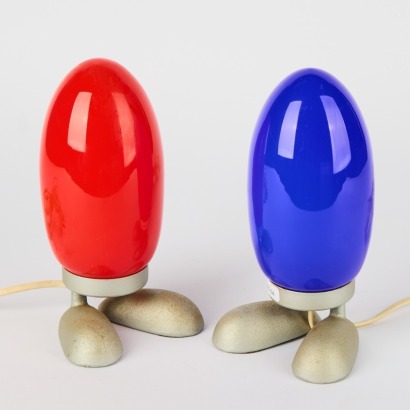 A Pair of Egg Lamps by Tatsuo Konno for Ikea, c. 1990s