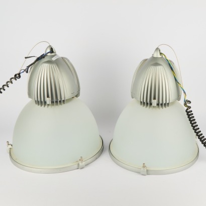 A Pair of Iguzzini Industrial Style Lamps