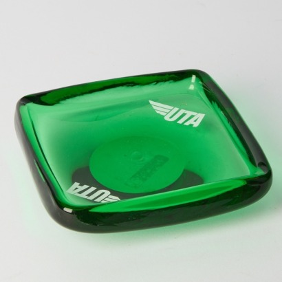 A Vintage ETA Glass Ashtray