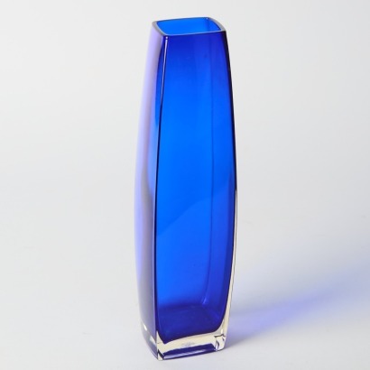 A Cobalt Glass Vase