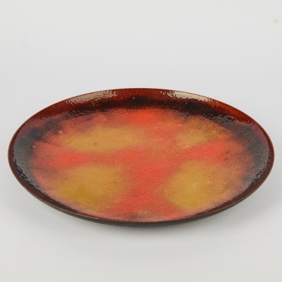 A Mid-Century Enamel Tray