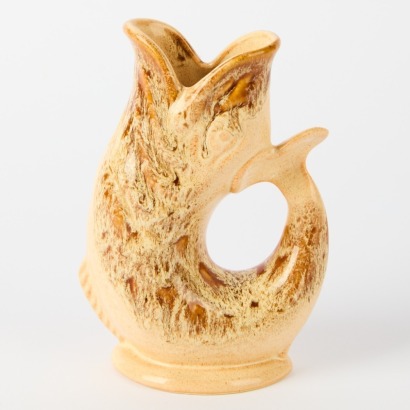 A Fosters Studio Pottery Trout Jug, England