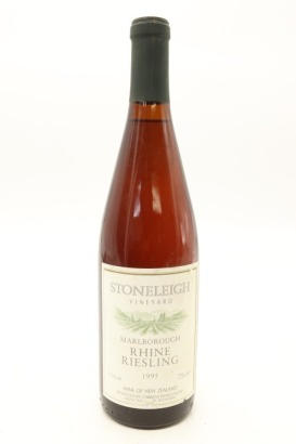 (1) 1995 Stoneleigh Rhine Riesling, Marlborough