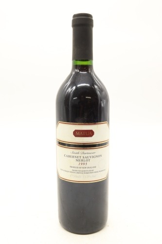 (1) 1995 Matua Valley Wines 'Smith-Dartmoor Estate' Cabernet Sauvignon - Merlot, Hawke's Bay